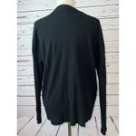 Madewell  Thermal Shirt Womens size Medium Waffle Knit‎ long sleeve Blouse Black Photo 1
