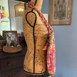 Cappelli Straworld Straw & Fabric Tote Bag Pink Photo 8