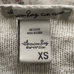 American Rag Cie beige ivory fringe boho Aztec sweater, size XS long sleeves Photo 1