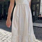 Brandy Melville  White Lace Trim Dress Photo 0