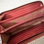 Juicy Couture Pink Velour Princess Embroidered Logo Crown Zip Continental Wallet Photo 4