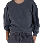 Lacausa NWT  Slater Sweatshirt Washout Grey Size S Oversized Photo 0