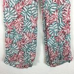 ONIA Mila Wide Leg Palazzo Leaf Print Boho Pants Photo 7