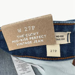 Madewell NWT The Petite Curvy Mid-Rise Perfect Vintage Jean in Kenmere | Sz 27P Photo 11