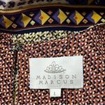 Madison Marcus Women’s Size L Earth Tone Printed Tank Shift Mini Dress Photo 4
