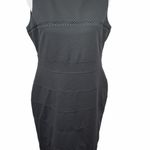 Tommy Hilfiger Scuba Crepe Sheath Dress, Black, 12 Photo 12