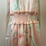 Ryegrass Dress Pink Floral Fit Flare A Line Flowy Dress Size Small. Photo 4