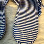 Kate Spade  New York Bianca slide sandals in a blue and white striped size 8.5 Photo 3