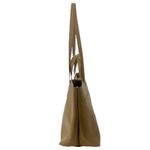 Madewell Medium Essentials Leather East West Tote Bag Carved Wood Tan Photo 4