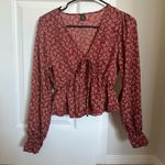 SheIn Long sleeve flower top Photo 0