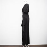 XScape  Ruffle Puff Sleeve Evening Gown Black Size 4 Photo 5