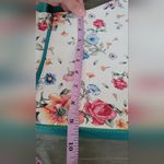 Borse In Pelle Purse Floral Leather Crossbody Purse Made In Italy Zip Tote White Photo 12