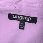Love 83 Lavender Long Sleeve Button Down shirt Dress women’s Size Medium Purple Photo 5
