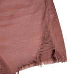 American Eagle  SZ 6 Highest Rise Mom Jean Shorts Distressed Frayed Zip-Fly Pink Photo 2