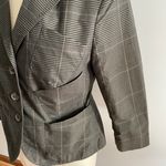 Paul Smith Blue Women’s Plaid Blazer- Size 44 (US Size 8)- NWOT Photo 1