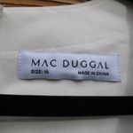 Mac Duggal 49524 Womens White Cut Out Asymmetrical Ruffled Gown Dress Photo 15