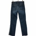 Good American Straight Leg Athletic Stripe Jeans Size 6 /28 Photo 5