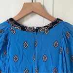 Farm Rio Anika Tiles Blue Maxi Dress in Blue Photo 4