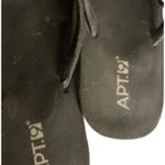 Apt. 9 Boho Beach Chic Black Beaded Floral Sandals  Size 8 Photo 2