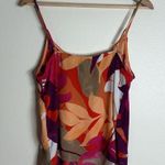 A New Day  ladies bite floral sheer spaghetti shirt size small Photo 6