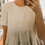 Lumière Ruffled Babydoll Shirt  Photo 2