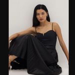 Love Bonito Black Textured Xibrey Padded Bustier Top 4 / S NWT Photo 1