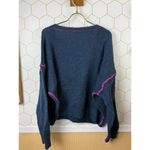 Sundry  from Revolve Wool Blend Navy Bonjour Oversized Sweater - Size - 3(Large) Photo 1