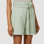 Samsoe Samsoe New Quilted Paperbag Waist Ember Shorts Vineyard Green Photo 2