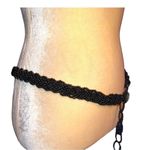 Cute black beaded belt! New Black Photo 3