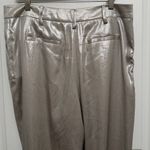 DKNY Donna Karan New York Metallic Wide-Leg Pants Size 12 NEW Photo 5