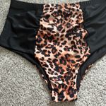 SheIn  Leopard Print High-Waisted Bikini Bottoms Photo 1