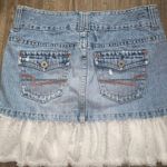 American Eagle Outfitters Lace trim mini skirt Photo 3