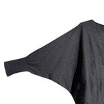 Kerisma  Oversized Charcoal Gray Batwing Sleeve Sweater Top M/L Photo 2