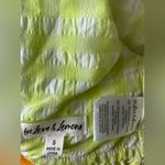 For Love & Lemons  Maureen Green & White Gingham Crop Top, Size Small Photo 3