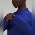 Lululemon Ventscape Half Zip Long Sleeve Psychic Blue Size 10 Photo 3