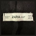 ZARA  Knit Women’s Black Heavyweight Cargo Joggers Pants Size S Pull On. EUC Photo 8