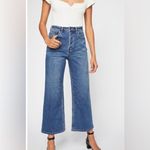 Free People  Women’s Sz 27 Wales Wide Leg‎ High Waisted Cropped Jeans Photo 1