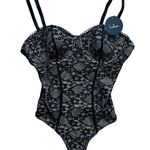 Lulus NEW Spice it Up Black Lace Bustier Bodysuit Size XS Photo 5