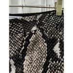 Diane Von Furstenberg  high rise straight leg wool snakeskin two tone pants 2 Photo 3