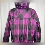 O'Neill Size Medium Purple and Black Faux Fur Hoody Snow Jacket Photo 5