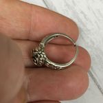 Sterling and CZ Owl Toe Ring Midi Ring Silver Photo 4