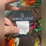 carole little Vintage layered jungle print floral full maxi skirt, size 6 Photo 5