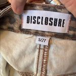 Leopard Print Pants shorts jorts size 5 / 27 Brown Photo 6