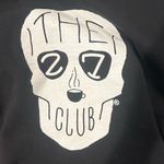 Black Hoodie with Skull Design Size M Photo 2