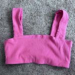 Daily Drills Pink Workout Set in Cheeks Ribbed Lawson Bra and Shorties Shorts XS Photo 6
