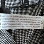 Forever 21  Black and White Houndstooth Print Ruffle Mini Skirt Photo 7