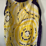 Vintage Yellow and Purple Tie Photo 0