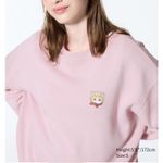 Uniqlo Mofusand Collab Printed Embroidered Sweatshirt in Pink S Photo 0