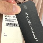 Melrose and Market | Large | Side Ruched Long Sleeve Dress in Tan Burro | NWT Photo 5