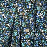BURU‎ Ditsy Floral Matching Skirt Set Sz 2X Blouse Skirt Cottagecore Boho Resort Blue Photo 1